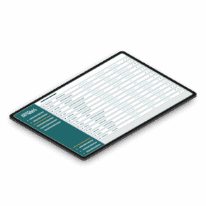 illustration d'une tablette qui permet la gestion des équipements